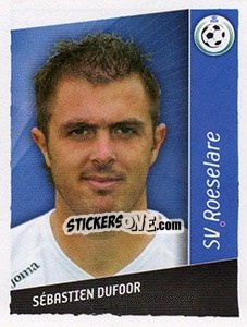 Sticker Sebastien Dufoor - Football Belgium 2006-2007 - Panini