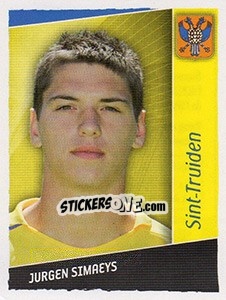 Sticker Jurgen Simaeys - Football Belgium 2006-2007 - Panini