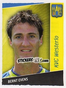Sticker Bernt Evens - Football Belgium 2006-2007 - Panini