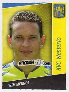 Sticker Wim Mennes - Football Belgium 2006-2007 n. 345 - Panini