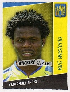 Cromo Emmanuel Sarki - Football Belgium 2006-2007 - Panini