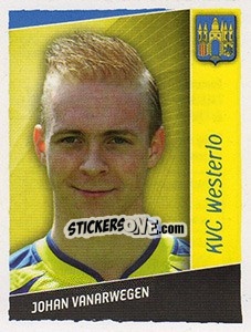 Sticker Johan Vanarwegen - Football Belgium 2006-2007 - Panini