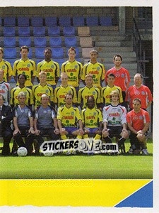 Figurina Team Photo - Football Belgium 2006-2007 - Panini