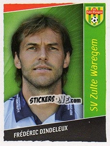 Sticker Frederic Dindeleux - Football Belgium 2006-2007 - Panini