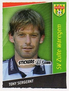 Sticker Tony Sergeant - Football Belgium 2006-2007 - Panini