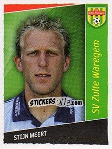 Sticker Stijn Meert - Football Belgium 2006-2007 - Panini