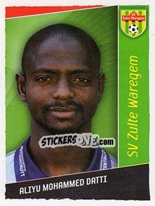 Cromo Aliyu Mohammed Datti - Football Belgium 2006-2007 - Panini