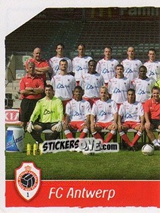 Sticker Team Photo - Football Belgium 2006-2007 - Panini