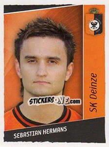 Sticker Sebastian Hermans - Football Belgium 2006-2007 - Panini