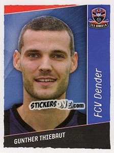 Sticker Gunther Thiebaut - Football Belgium 2006-2007 - Panini