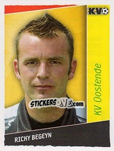 Sticker Ricky Begeyn - Football Belgium 2006-2007 n. 418 - Panini