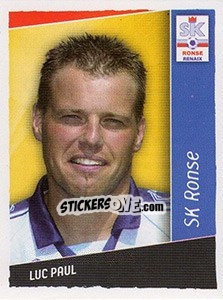 Sticker Luc Paul - Football Belgium 2006-2007 - Panini