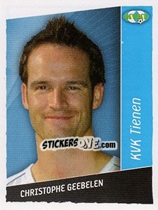 Sticker Christophe Geebelen - Football Belgium 2006-2007 - Panini