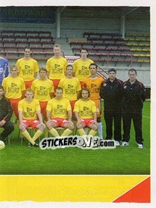 Figurina Team Photo - Football Belgium 2006-2007 - Panini