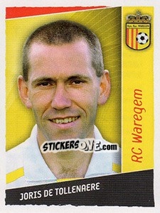 Sticker Joris De Tollenaere - Football Belgium 2006-2007 - Panini