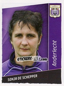 Sticker Sonja De Schepper - Football Belgium 2006-2007 - Panini