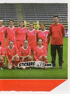 Sticker Team Photo - Football Belgium 2006-2007 - Panini