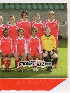 Sticker Team Photo - Football Belgium 2006-2007 - Panini