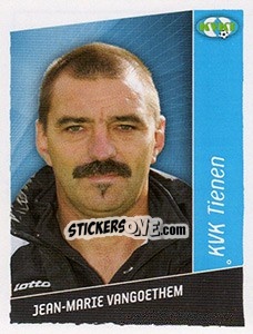 Sticker Jean-Marie Vangoethem - Football Belgium 2006-2007 - Panini