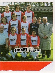 Sticker Team Photo - Football Belgium 2006-2007 - Panini