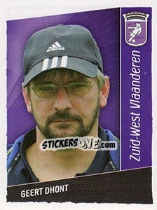 Figurina Geert Dhont - Football Belgium 2006-2007 - Panini