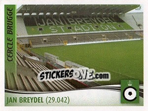 Sticker Jan Breydel (Stade) - Football Belgium 2009-2010 n. 33 - Panini