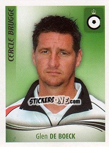 Sticker Glen De Boeck - Football Belgium 2009-2010 - Panini