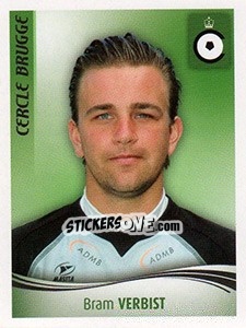 Sticker Bram Verbist - Football Belgium 2009-2010 - Panini