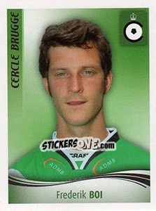 Figurina Frederik Boi - Football Belgium 2009-2010 - Panini