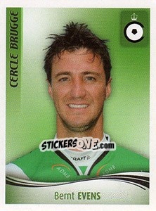 Sticker Bernt Evens - Football Belgium 2009-2010 n. 42 - Panini