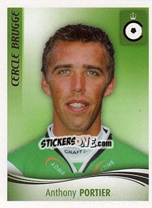 Sticker Anthony Portier - Football Belgium 2009-2010 n. 43 - Panini