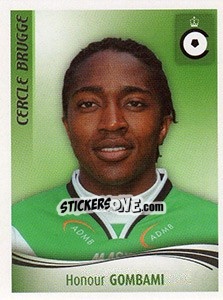 Sticker Honour Gombami - Football Belgium 2009-2010 n. 47 - Panini