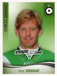 Cromo Tony Sergeant - Football Belgium 2009-2010 n. 52 - Panini