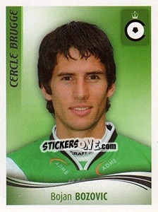 Cromo Bojan Bozovic - Football Belgium 2009-2010 - Panini