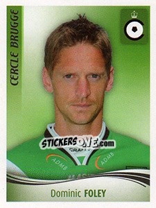 Sticker Dominic Foley - Football Belgium 2009-2010 - Panini