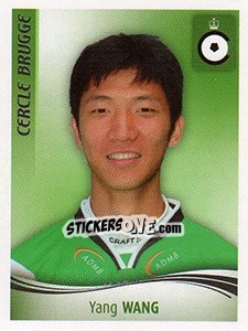 Sticker Yang Wang - Football Belgium 2009-2010 - Panini