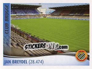 Sticker Jan Breydel (Stade) - Football Belgium 2009-2010 n. 62 - Panini