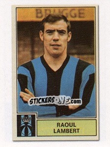 Sticker Raoul Lambert (Vedettes du Club) - Football Belgium 2009-2010 - Panini