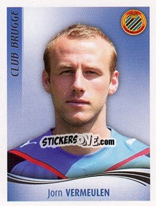 Sticker Jorn Vermeulen - Football Belgium 2009-2010 - Panini