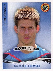 Sticker Michael Klukowski - Football Belgium 2009-2010 - Panini