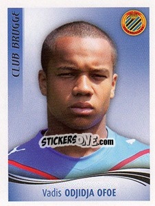 Sticker Vadis Odjidja Ofoe - Football Belgium 2009-2010 - Panini