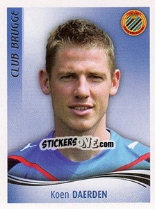 Cromo Koen Daerden - Football Belgium 2009-2010 - Panini