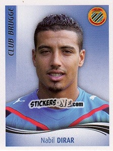 Figurina Nabil Dirar - Football Belgium 2009-2010 - Panini