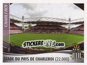 Figurina Stade du Pays de Charleroi (Stade) - Football Belgium 2009-2010 n. 91 - Panini