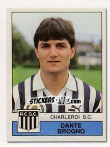 Sticker Dante Brogno (Vedetees du Club) - Football Belgium 2009-2010 n. 93 - Panini