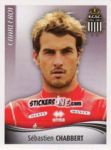 Sticker Sébastien Chabbert - Football Belgium 2009-2010 n. 95 - Panini