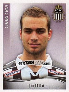 Sticker Jan Lella - Football Belgium 2009-2010 - Panini