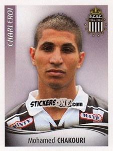 Sticker Mohamed Chakouri - Football Belgium 2009-2010 - Panini