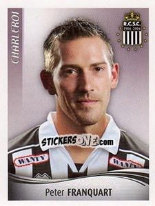 Sticker Peter Franquart - Football Belgium 2009-2010 n. 102 - Panini