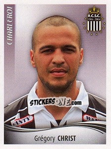 Sticker Grégory Christ - Football Belgium 2009-2010 n. 104 - Panini
